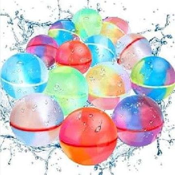 shumee Igrače Samozapiralne vodne bombe, za večkratno uporabo, 12 kosov, mrežaste