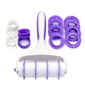 shumee Dekorativni valjček za rezanje trakov z volančki in vzorci