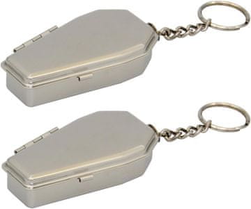 shumee Žepni pepelnik, brez vonja, zaprt, s pokrovom, mini, 2 kosa.