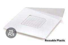 shumee Banketna podloga za eno porcije 83x83mm/25 kosov bela