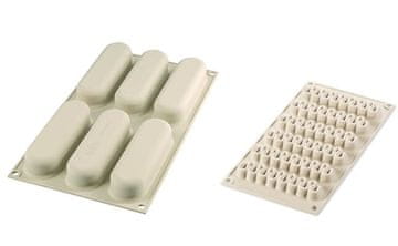 Silikomart Silikonski model za enoporcijske POP ECLAIR SET 2 kosa.