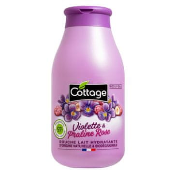 shumee COTTAGE Douche Lait Hydratante Violet & Pink Praline gel za tuširanje 250 ml