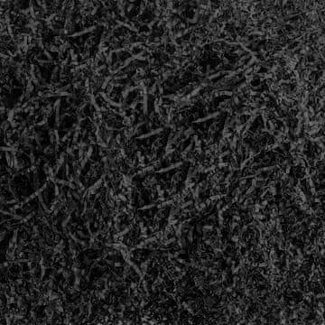 shumee Darilni polnilnik Dekorativni rezani ovojni papir Črn 900g