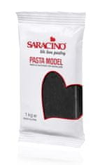 Saracino SARACINO črna modelirna masa 1 kg
