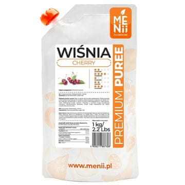 shumee Sadna pulpa ČEŠNJA 1kg PremiumPuree MENIi