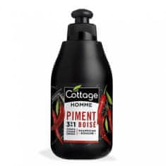 Cottage COTTAGE Shampoing Douche Men 3v1 šampon in gel za prhanje z lesnim poprom 250 ml