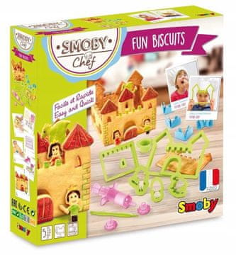 shumee SMOBY Chef set za peko piškotov + modelčki