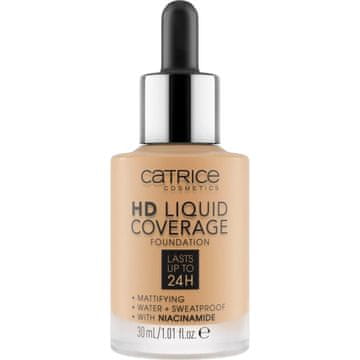 shumee CATRICE HD tekoči matirajoči puder za obraz 035 Natural Beige 30 ml