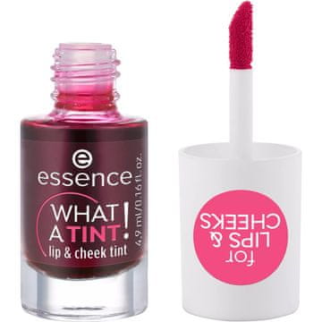 Essence ESSENCE What A Tint! odtenek za ustnice in lica 01 Kiss A Rose 4,9 ml