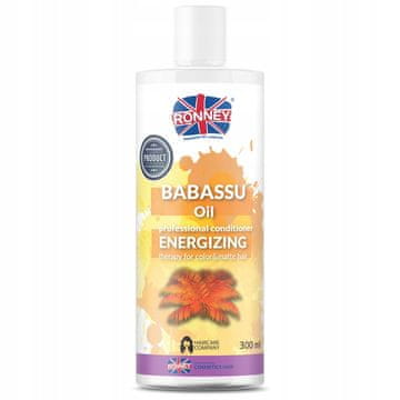 Ronney RONNEY balzam za poživljanje barvanih las z oljem babassu 300 ml