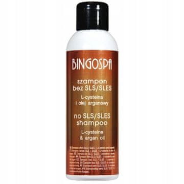 shumee BINGOSPA šampon za lase brez SLS/SLES z L-cisteinom in arganovim oljem 150 ml