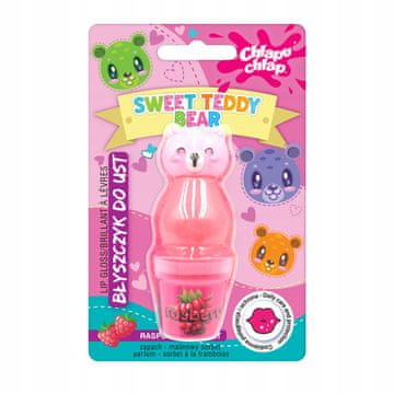 shumee ESTETICA Chlapu Chlap Sweet Teddy Bear bleščilo za ustnice Malinov sorbet 10 ml
