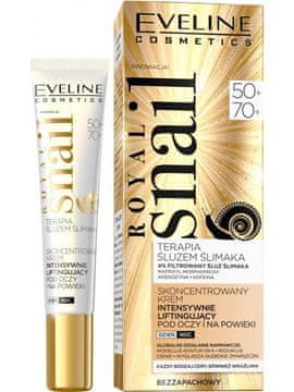 shumee EVELINE Royal Snail 50+/70+ koncentrirana intenzivna lifting krema za oči in veke 20 ml