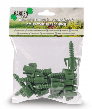 shumee Komplet ročajev/končnikov za drogove 11 mm, 12 kos.