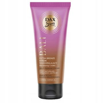 DAX DAX Sun Bali samoporjavitvena krema za temno kožo 75 ml