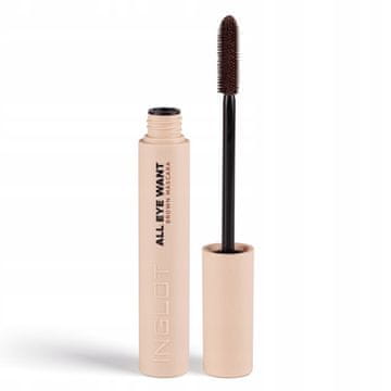 shumee Maskara INGLOT All Eye Want rjava 8,5 ml