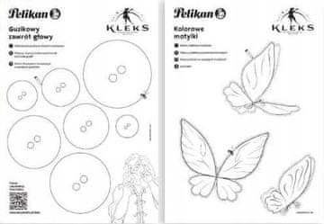 shumee Ustvarjalni blok A4 10k+2 vadnice KLEKS debeli listi Pelikan