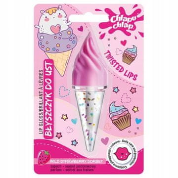 shumee ESTETICA Chlapu Chlap Ice Cream sijaj za ustnice z jagodnim sorbetom 4,5 ml