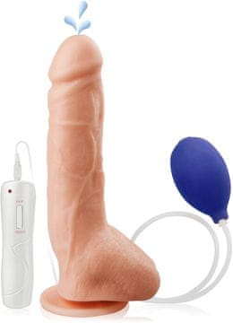 shumee VIBRIRAJOČI DILDO Z BRIZGOM - 10 FUNKCIJ - VIBRATOR ZA PENIS S PRISESKOM - 77474890