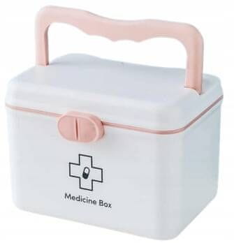 shumee Organizator za zdravila ECARLA bele barve CB28B