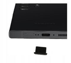 shumee Pokrovček za polnilni priključek za USB Type-C Type-C črne barve