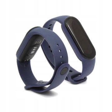 shumee Zapestnica/pašček za Xiaomi Mi Band 5/6, temno modra