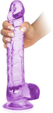 shumee VELIK PENIS 29 CM NA MOČNEM PRISESKU REALISTIČNI DILDO Z TESTISI - 78226463