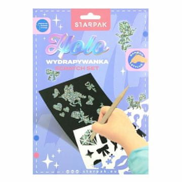 STARPAK Komplet za slikanje s hologramskimi praskami STARPAK