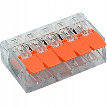 shumee HITRIČNI PRIKLJUČEK ŽIČNI PRIKLJUČEK 5x 0,14-4 mm2 1 kos PCT-415