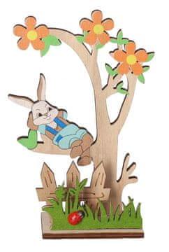 shumee LESENA OKRASNA FIGURA VELIKONOČNEGA ZAJČKA