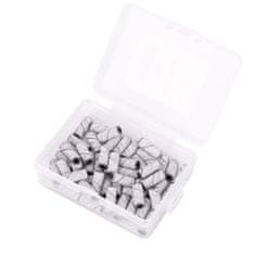 AlleMed Kapice za manikuro in pedikuro, trni, abrazivne blazinice, mini valj, 3 mm, granulacija 180, bele, 50 kosov.