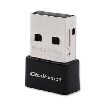 shumee Qoltec ultra hitri brezžični mini USB Wi-Fi adapter | AC standard | 650 Mbps