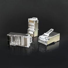 shumee Modularni konektor Qoltec RJ45 | CAT5e | FTP | Pozlačeni kontakti | 10 kosov