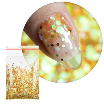 shumee Barvita okrasitev za nohte PopUp s pegami, konfeti, kapljicami, pikami, krogi, Princess Nails št. 3 20 g