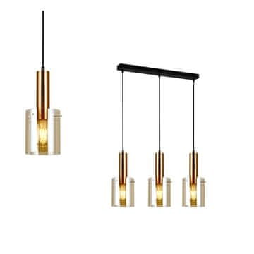 Italux Viseča svetilka Sardo PND55813BROAMB Italux