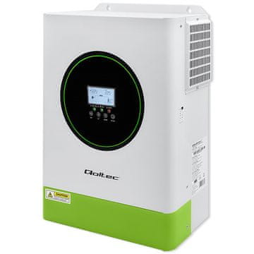 shumee Qoltec hibridni avtonomni sončni inverter 6200 W | 120 A | 48 V | MPPT | BMS | Sinus | Možnost Wi-Fi | Faktor moči 1,0
