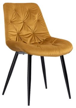 shumee MALMO žametni oblazinjeni stol z curryjem
