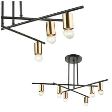 Italux Viseča svetilka Normani MDM36586 BKBRO Italux