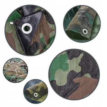 shumee Kamuflažna ponjava 3 x 3m 90 g.