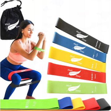 Medi Sleep TRAKOVI ZA UPOR ZA FITNES TRENING KOMPLET 5 MEDI SLEEP TRAKOV