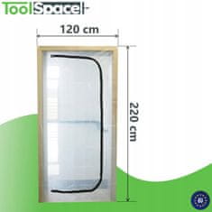 shumee 2x Vrata za prah s ključavnico 220x120cm TIP-C