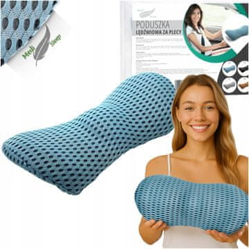 shumee ORTOPEDSKA BLAZINA ZA LEDVENO OPORO ZA SPANJE V AVTOSEDEŽU IZ SPOMINSKE PENE