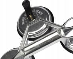 shumee Aluminijast prisesek za steklo, trojni, 120 mm