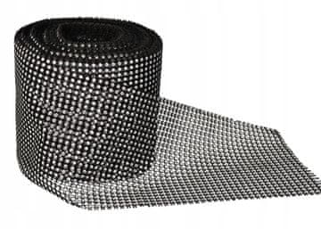 shumee TRAK Z DIAMANTNIMI KAMENČKI 9,1 M X 12 CM SREBRN