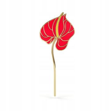 shumee PINETS nit za cvet anturije, brušena, pozlačena s 14-karatnim zlatom