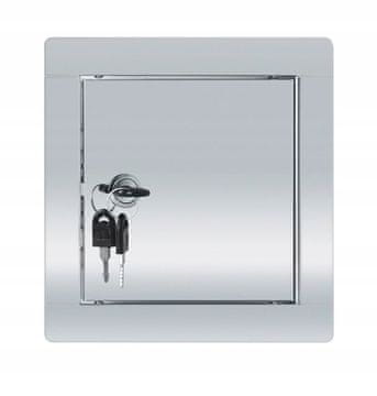 shumee INŠPEKCIJSKA VRATA 20x40 Z ZAKLJUČNICO, NERJAVEČE