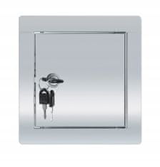 shumee INŠPEKCIJSKA VRATA 30x60 Z ZAKLJUČNICO, NERJAVEČE