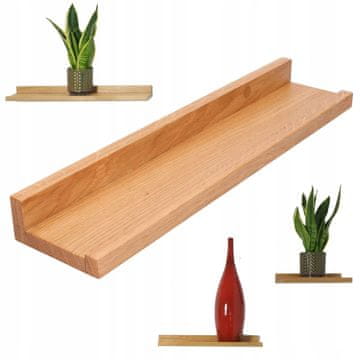 shumee Hrastova polica 10x60cm