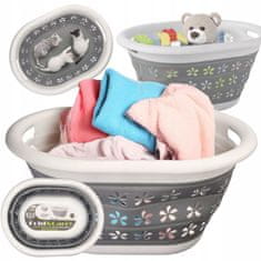 shumee ZLOŽLJIVA SILIKONSKA KOŠARA ZA PERILO VELIKA ZLOŽLJIVA SILIKONSKA POSODA 25 L