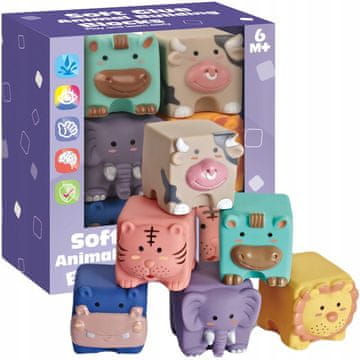 shumee MEHKE ČUNALNE BLOKE PISATE ŽIVALI DARILO ZA OTROKE 6 KOSOV.